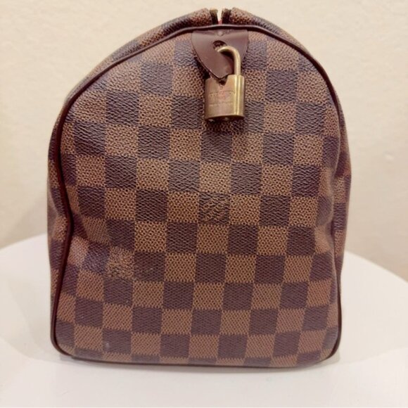 Preowned Authentic Vintage Louis Vuitton Speedy 30 Damier Ebene 2006 - Picture 2 of 16